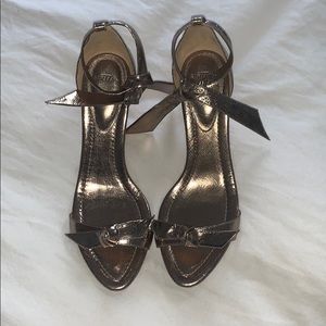 Alexandre Birman Metallic Knot Cork Wedges